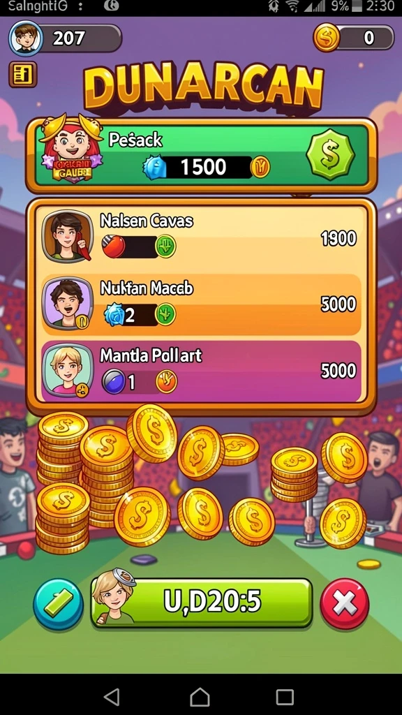 Tampilan layar utama 33L yang menarik.