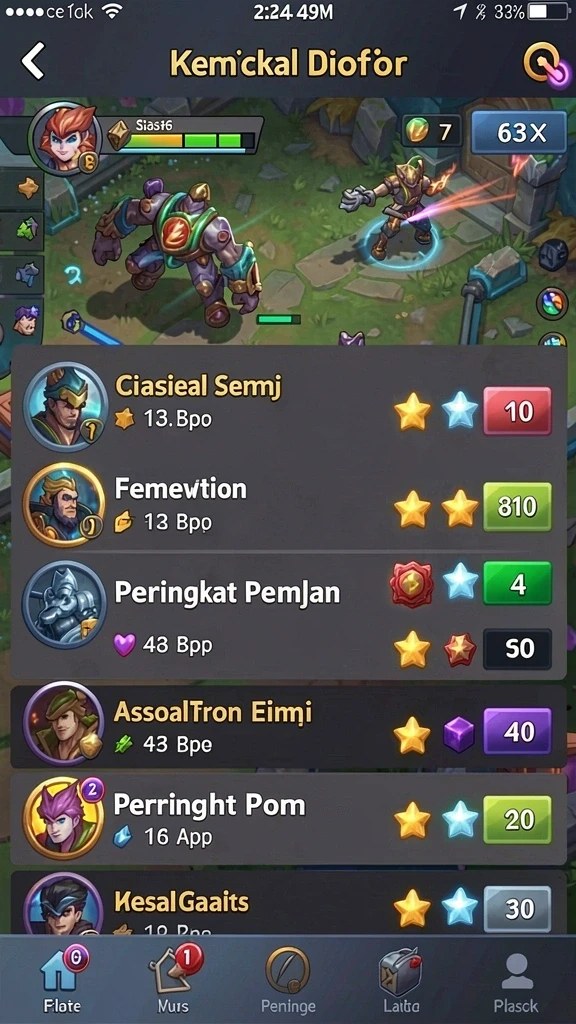 Tampilan awal yang menarik dan intuitif.