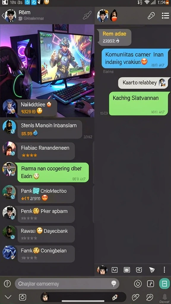 Tampilan antarmuka yang user-friendly.