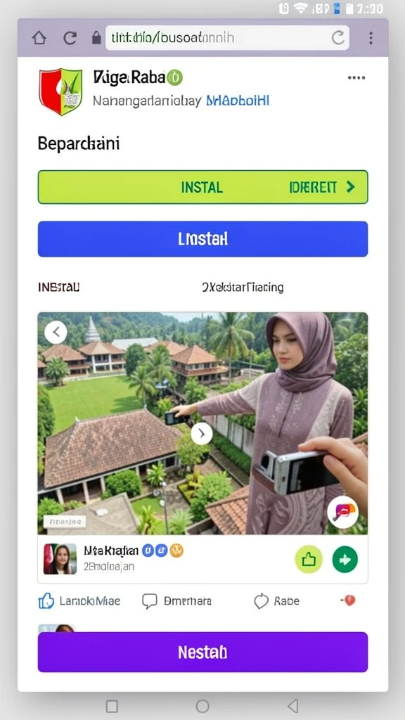 Keseruan bermain dengan teman-teman secara online.