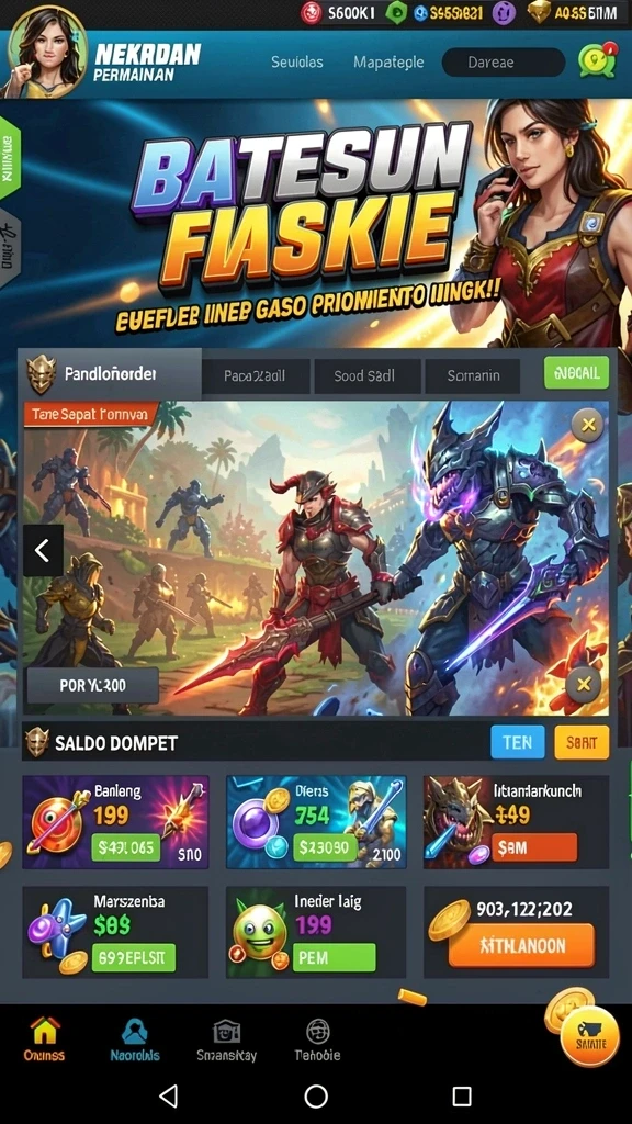 Screenshot menampilkan antarmuka utama F7F7 yang menarik.