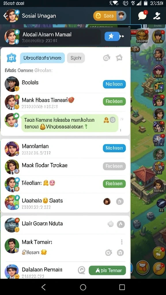 Variasi tema permainan yang menarik.