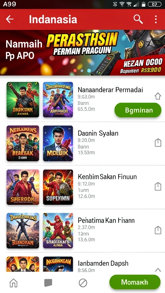 Screenshot menunjukkan permainan slot dengan grafis yang memukau.