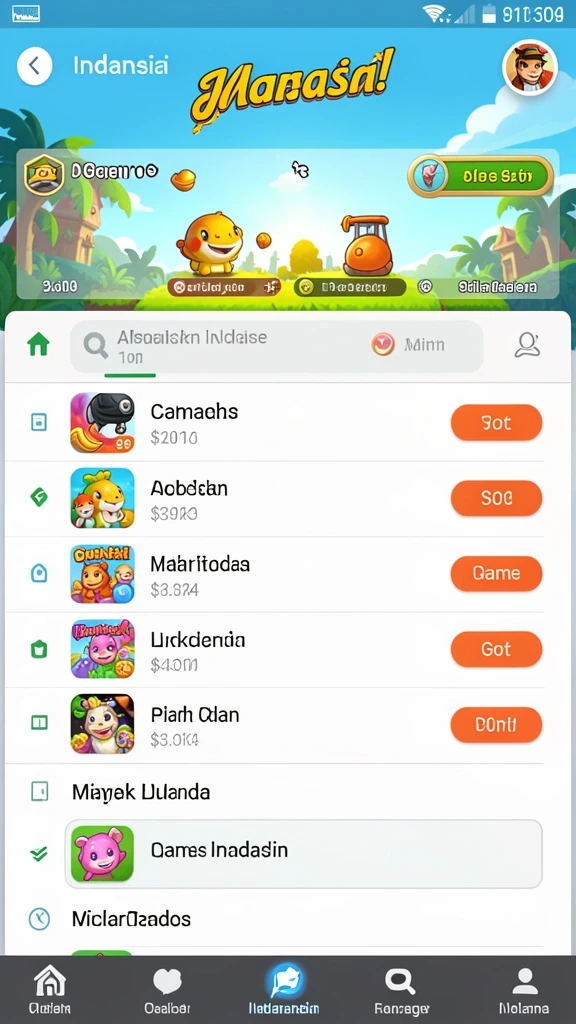 Screenshot aplikasi HOKI123 menampilkan fitur bonus yang menarik.