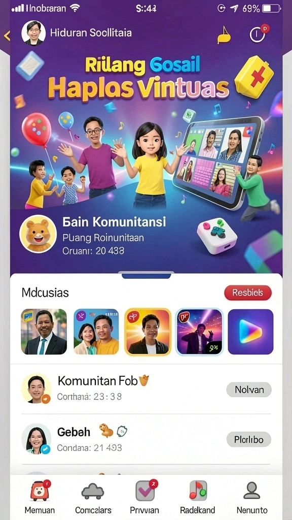 Beragam pilihan permainan slot yang tersedia.