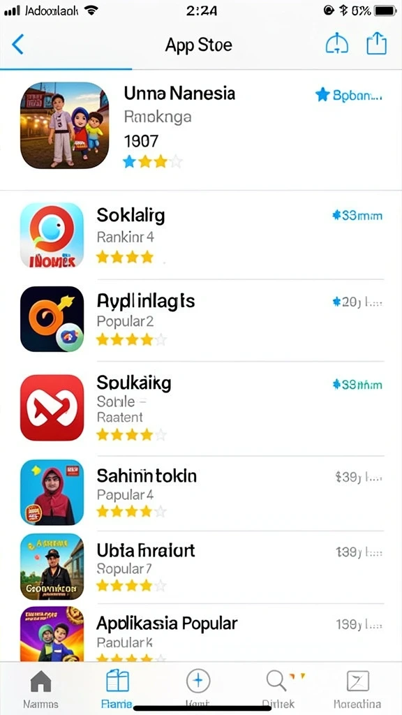 Tampilan antarmuka yang menarik dan modern.