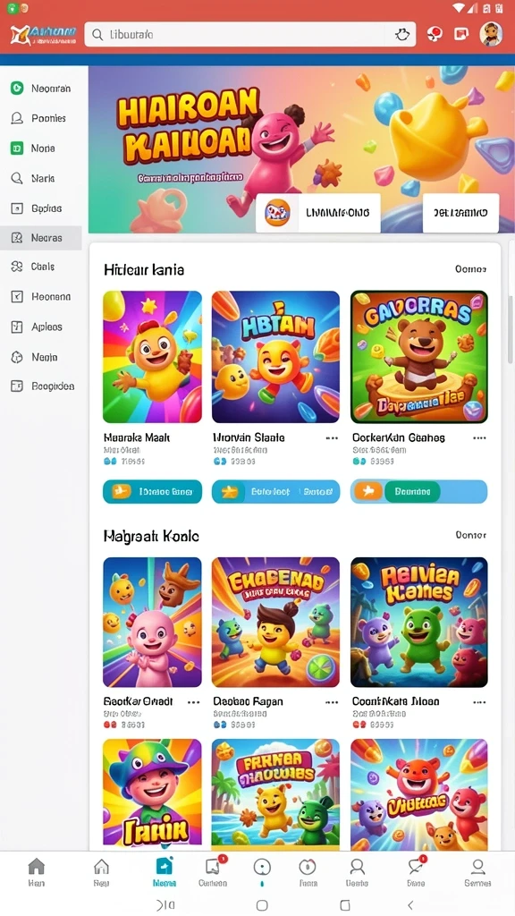 Tampilan antarmuka aplikasi yang intuitif.