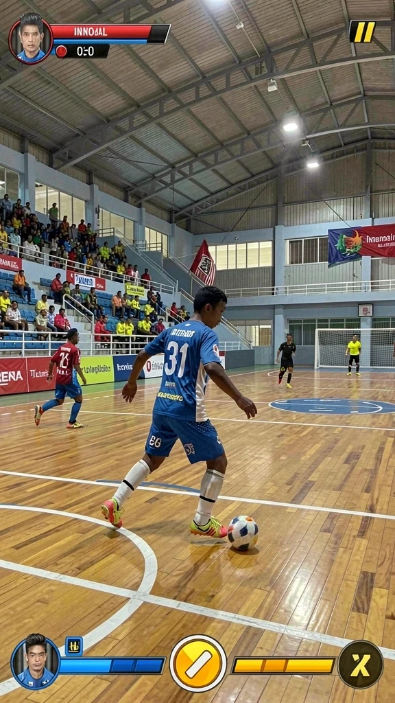 Tampilan grafis yang menarik dan penuh warna.