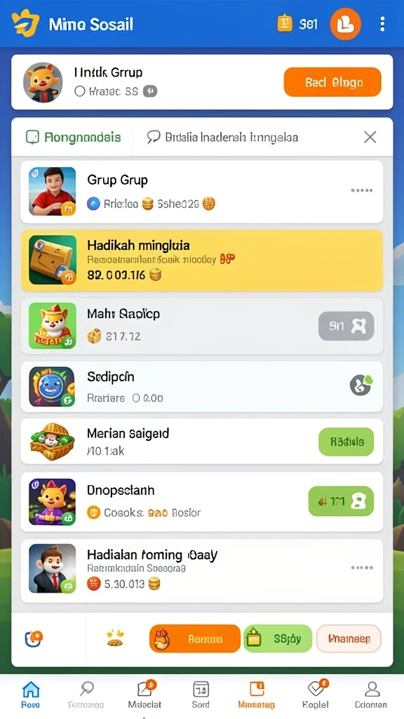 Tampilan antarmuka utama yang menarik dan mudah dinavigasi.