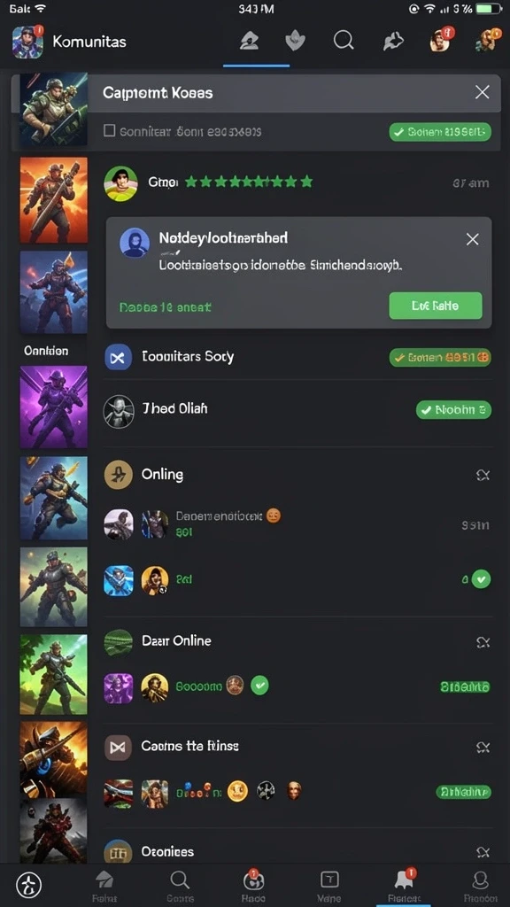 Screenshot menunjukkan tampilan awal permainan yang menarik.
