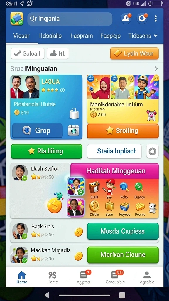 Komunitas aktif yang saling mendukung antar pemain.