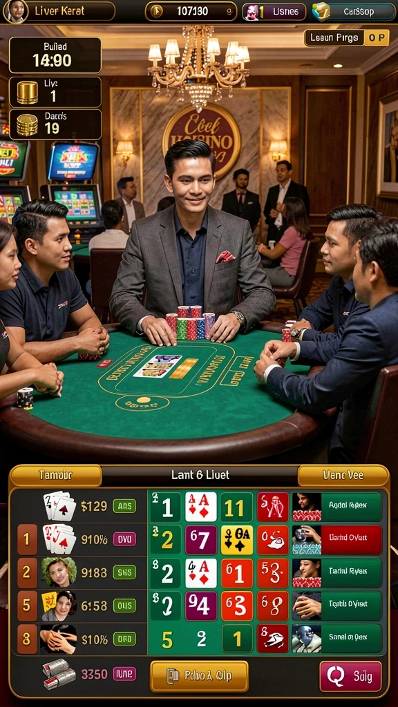 Tampilan utama aplikasi JURAGAN28 dengan grafis memukau.