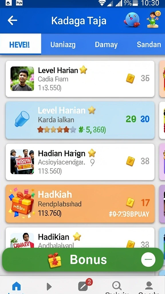 Nikmati beragam tema yang memukau dalam OCATOTO.