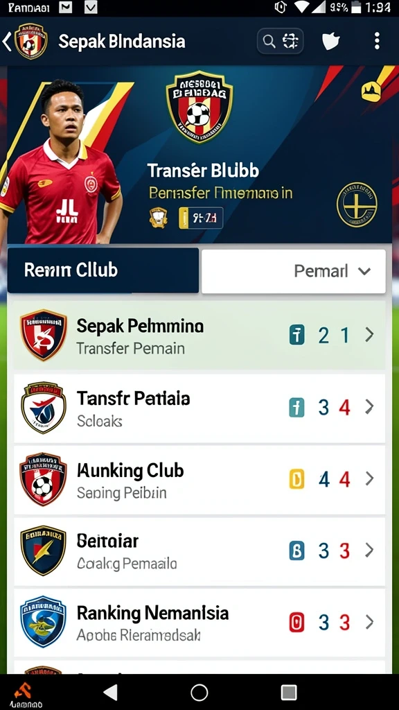 Tampilan antarmuka yang menarik dan user-friendly.