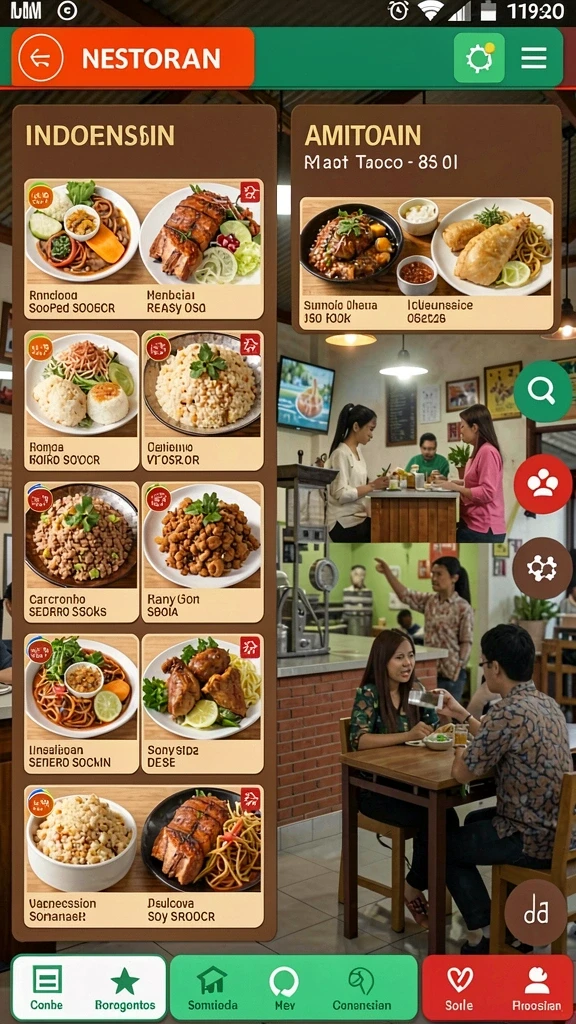 Tampilan antarmuka utama PP7 yang menarik.
