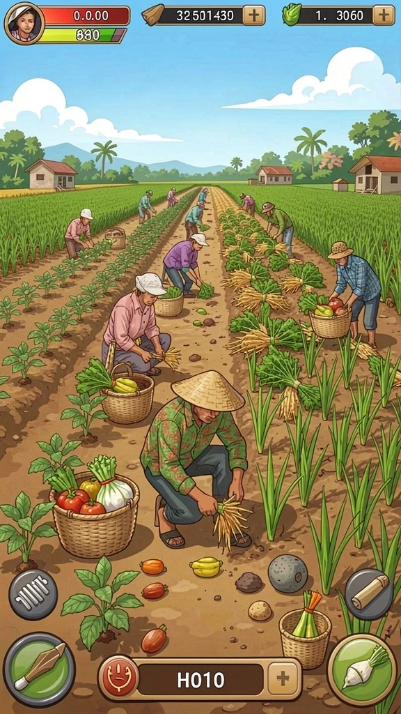 Tampilan grafis menarik dari RAJAPOLA.