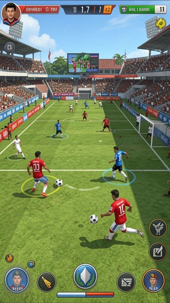 Fitur multiplayer yang memungkinkan bermain dengan teman.
