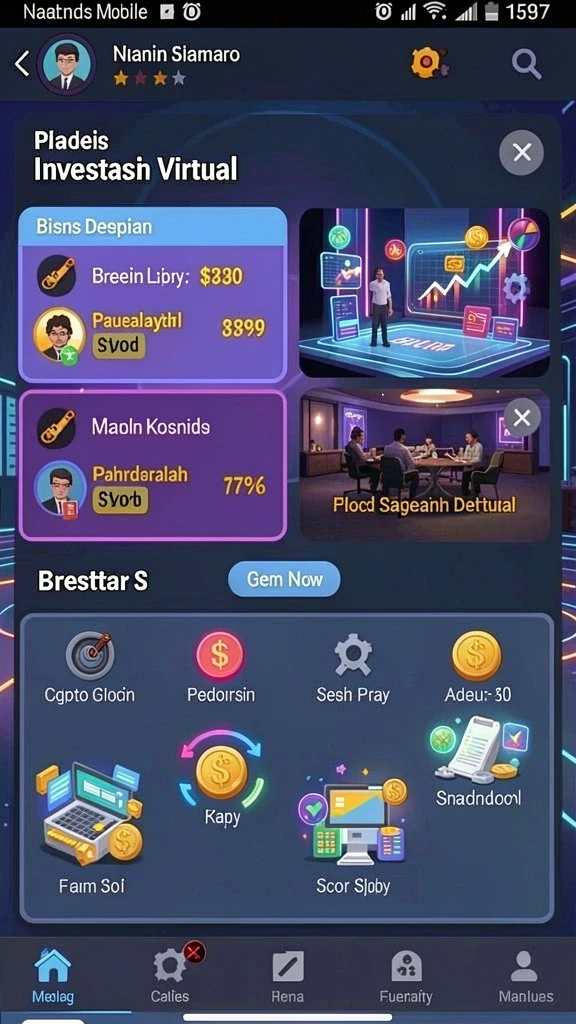 Tampilan layar utama RPVIP2 dengan berbagai pilihan permainan slot.