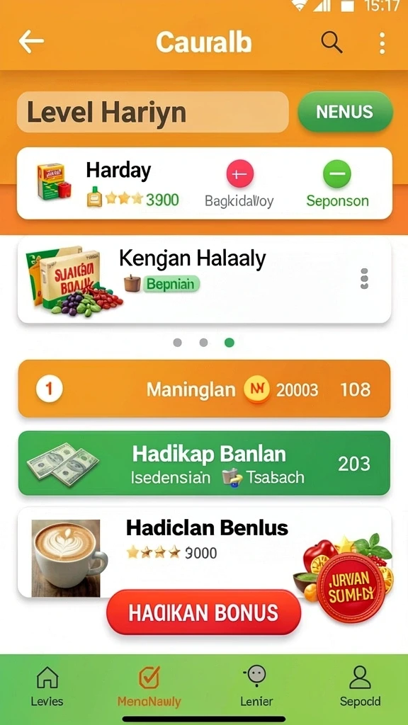 Tampilan menarik dari mesin slot SAKTI77.