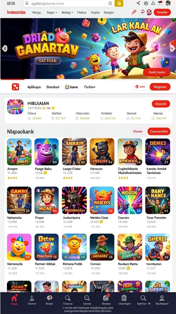 Ilustrasi jackpot progresif yang menggiurkan.
