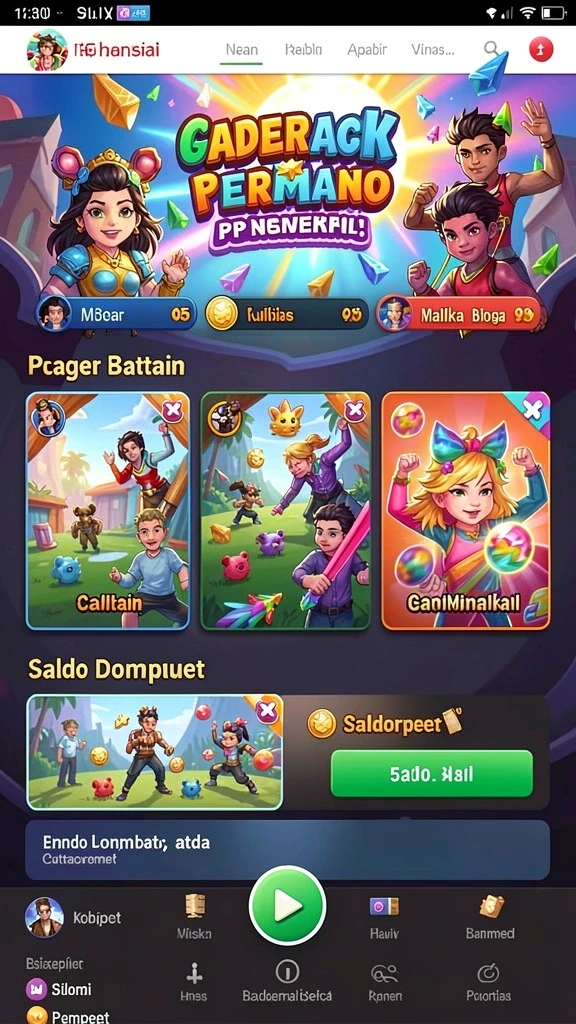 Beragam tema permainan untuk pilihan yang lebih banyak.