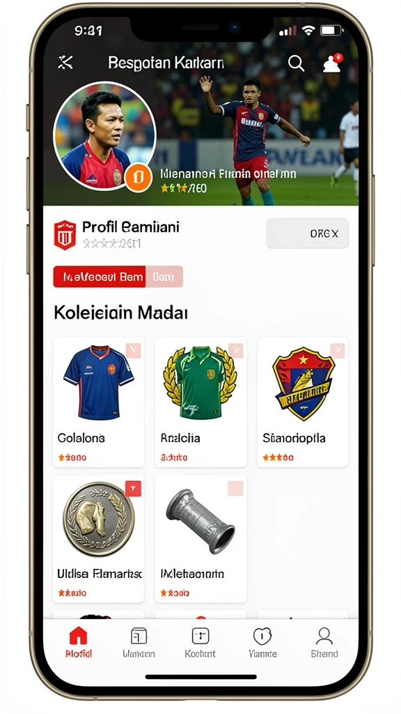 Tampilan antarmuka yang menarik dan modern.