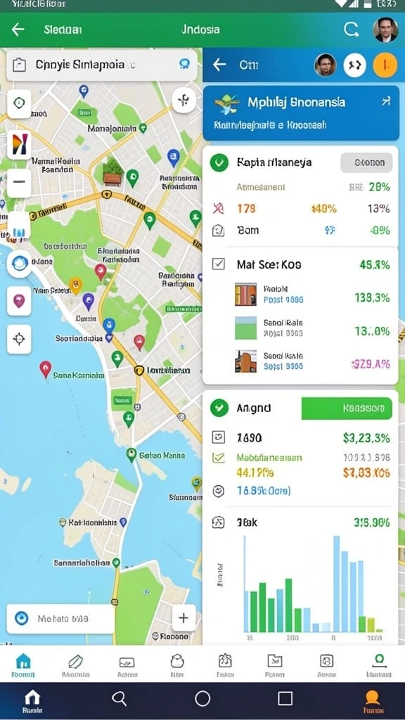 Tampilan antarmuka WAJAN4D yang user-friendly.